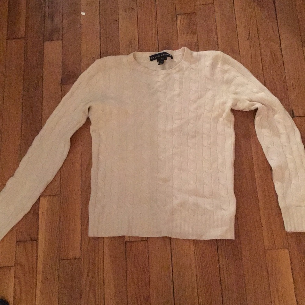 Ralph Lauren Black Label cable cashmere
